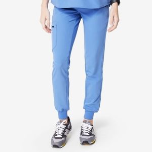 Figs Zamora Jogger Ceil Blue Scrub Pants